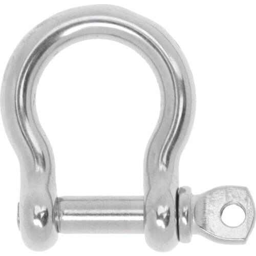 1 Pair ANCHOR SHACKLE 304 Stainless Boat Marine Bow Shackle with Captive Pin