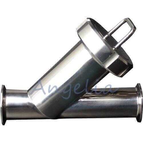 3" Stainless Steel 304 Sanitary Pipe Filter Inline Y Strainer Filter 100 Mesh