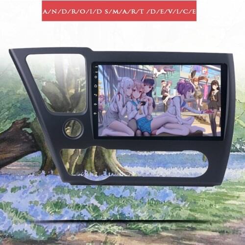 6G+128G Android 10 Car Radio For Honda Civic 2014 - 2017 With Gps Navi Carplay Mirror Link 4G Lte WIFI FM BT