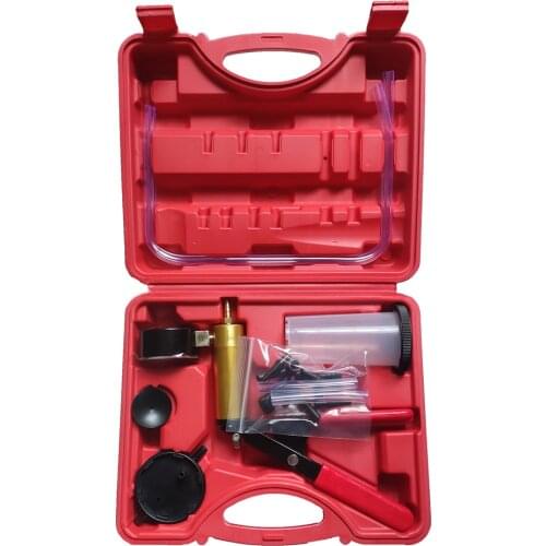 Auto Car Manual Vacuum Pressure Pump Brake Bleeding Portable Repair for Vacuum Power Brake Systems Brake fluid replacement tool