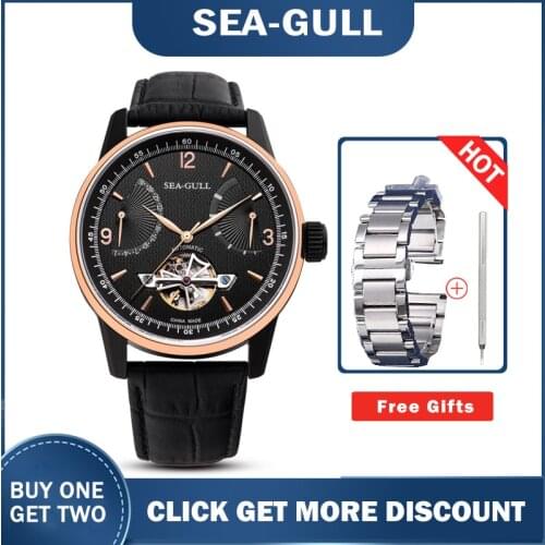 Seagull watch 219.327 Watches Mens Mechanical Wristwatches Calendar 50m Waterproof Leather Valentine Gifts Male Watches 219.327