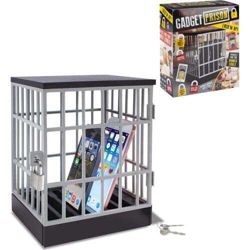Mobile Prison Cell Lock Security Smartphone Cage Storage Cage Tricky Toy Novelty Toy Office Gadget