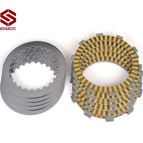 Clutch Friction Disc Plates for Honda Steed 400 NV400 CJ CK CS CV NT400 Bros 400 NC25 VT500 ED EF VRX400T NC33 NV400 Shadow