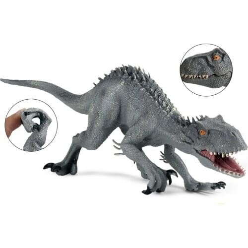 New Jurassic Indominus Rex Velociraptor Action Figures Savage Tyrannosaurus Dinosaur World Animals Model PVC Collection Kid Toy