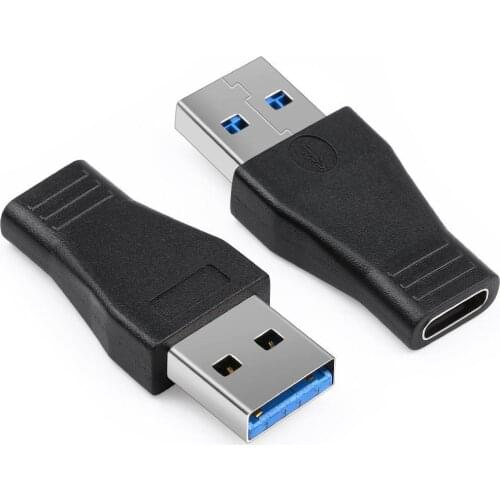 Hot-2 Pack USB-C USB 3.1 Type C Female to USB 3.0 A Male Adapter Converter Support Data Sync & Charging