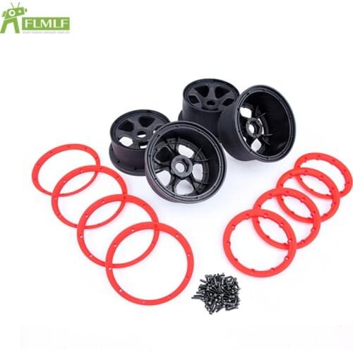 Plastic Four Generation Wheel Hub And Rim KitFit for 1/5 HPI ROVAN KM BAJA 5B 5T 5SC