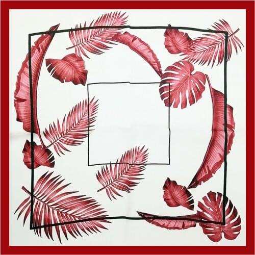 Small square scarf silk scarf women summer thin 2021 wild spring and autumn fashion ladies headband neck & shirt scarf shawl R20