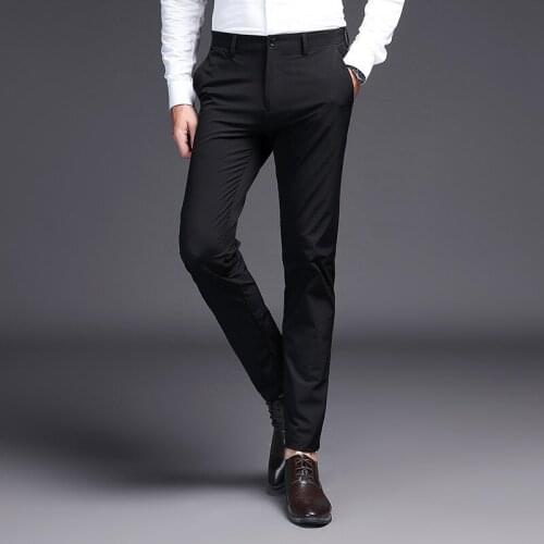 2020 New Mens Pants Specials Straight Spring and Summer Long Mens Business Pants Sports Pants Mens Pants