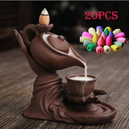 New Bergamot hanging pot high impact return burner creative teapot backflow sandalwood stove home decoration