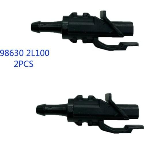 Front Windscreen Washer Jet Nozzles 986302L100 2Pcs Nozzle for Hyundai I30 98630 2L100 98630-2L100
