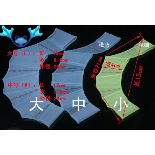 Quevinal 100pair Silicone Swimming Hand Fins Flipper Palm Finger Webbed Gloves Paddle Improve Resistant Swim Glove Equipment