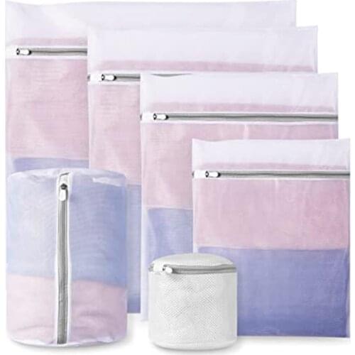 Mesh Laundry Bags for Delicates Bra blouses Shirts Lingerie with Premium Zipper Travel Storage Garment Cloth Bag Washing Machine