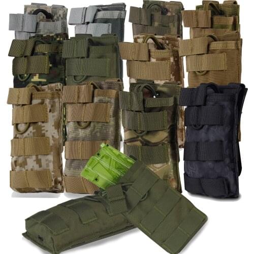 Molle System Magazine Pouch 1000D Nylon Thicken Storage Bags Airsoft Tactical AK AR M4 AR15 9MM Rifle Pistol Mag Pouch