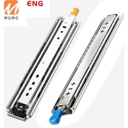 Heavy Duty Locking Telescopic Drawer Channel Runners Slides 100kg With Lock Rails