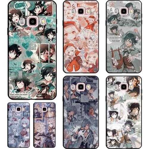 Genshin Impact Aesthetics For Samsung Galaxy J1 J3 J5 J7 2016 A6 A8 J4 J6 Plus J8 A7 A9 2018 A3 A5 2017 Phone Case