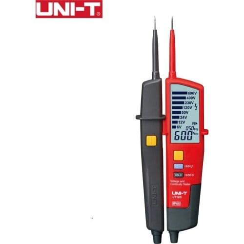 UNI-T Voltage Continuity Tester Digital Voltage Meter UT18C Waterproof Test RCD Test Polarity Detection Electrical Testing Tool