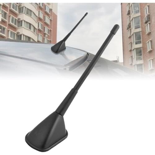 18cm Universal Black Plastic Stick-on Car Vehicle Roof Decorative Antenna