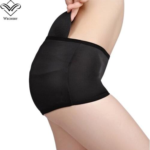 Wechery Lingerie Butt Lifter Panties Pads Body Shaper Women Briefs Padded Underwear Plus Size Seamless Hip Enhancer
