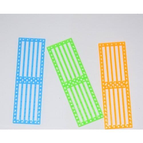 5/100pcs 37.5x120mm green plastic Function panel/DIY car shell plate/plastic plate/science experiments materials/toy parts