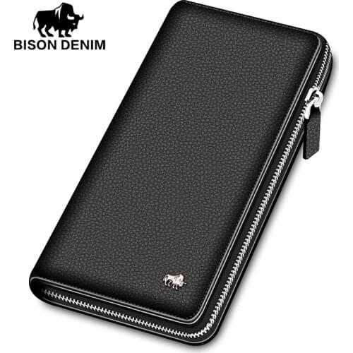 Кошельки для телефонов BISON DENIM China At AliExpress