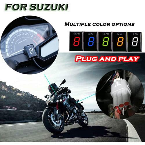 For SUZUKI GSF 650 1250 Bandit GSXR 600 750 1000 650F Intruder 800 SV DL V-Strom Gear Display Indicator Motorcycle Speed Meter