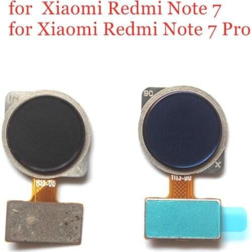 For Xiaomi Redmi Note 7/ Note 7 Pro fingerprint scanner Home Button Flex Cable Touch ID Sensor Return Flex Cable Repair Parts