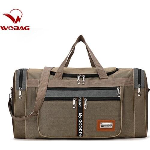 Men Big Oxford Cloth Travel Bags Large Capacity Travel Handbags Portable Outdoor Carry Luggage Bags Women Weekend Duffle Bags