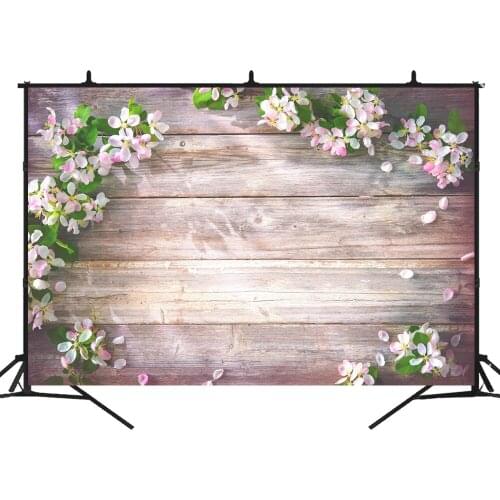 BEIPOTO Wood flower backdrop for photography photo booth background small size product food pet picture studio props photocall