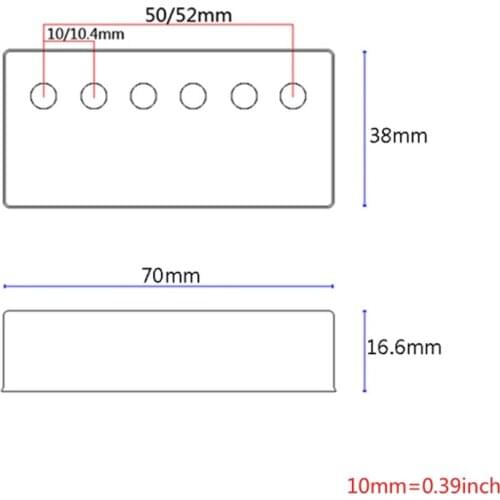 2Pcs Colorful Red Wood Grain Print Neck Bridge Humbucker Pickup Cover 50/52mm Rod Spacing for LP Style Electric Guitar Dropship