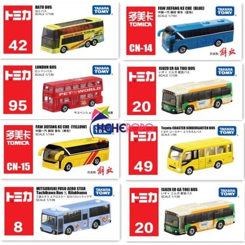 Car Model Series Takara Tomy Tomica Miniature Metal Diecast Vehicles Travel Bus Mould Model Collectibles Toys Gift for Kid