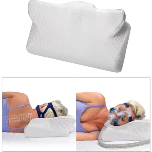 CPAP Pillow For Anti Snore Memory Foam Design Reduces Face Mask Pressure CPAP Supplies