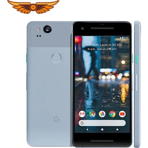 Google Pixel 2 Original 100% 5.0 Inches Octa Core 4GB RAM 64GB/128GB Snapdragon 835 Single SIM 12MP Android Unlocked Cellphone