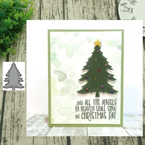 Christmas tree METAL CUTTING DIES Stencil Scrapbooking Photo Album Card Paper Embossing Craft DIY