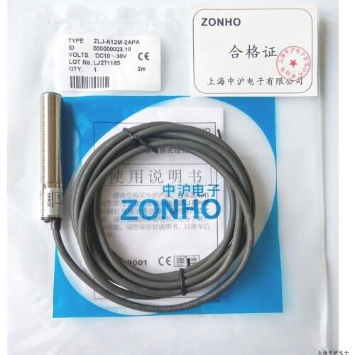 Shanghai Zhonghu Electronics ZLJ Series M8 Cylindrical DC Three-Wire Proximity Switch