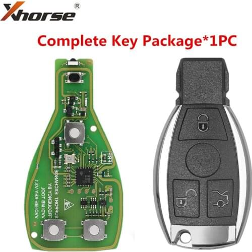 Xhorse VVDI BE Key Pro Improved Version With Smart Key Shell With Logo For Benz Get One Token For MB BGA Tool
