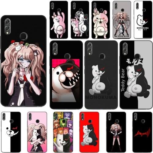 YNDFCNB Danganronpa Monokuma Coque Shell Phone Case For Huawei Honor 8X 8A 9 10 20 Lite 30Pro 7C 7A 10i 20i