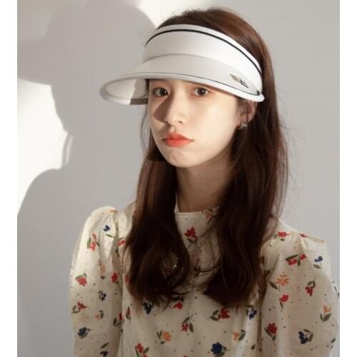 WeMe Visor Hat for Women Hats Anti UV Summer Outdoor Sun Hat 모자