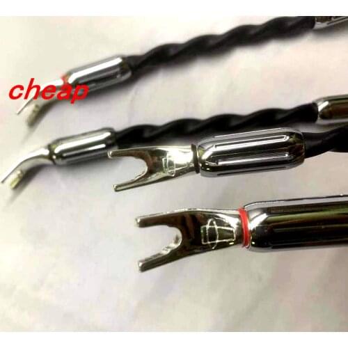 20CM Kharma Extreme KIC-EEXS-1a Jump cable Bradge cable for speakers with Gold spade connectors