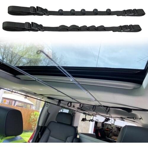 Car Fishing Rod Carrier Belt Rod Fishing Rod Protector Fishing Rod Bracket Belt Fixing Belt Fishing Tool Accessories Holder Belt