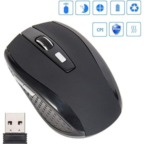 Mini Smart Portable 2.4G Wireless Optical Mouse Mice USB Receiver For Computer PC Laptop Accessories Universal Mouse