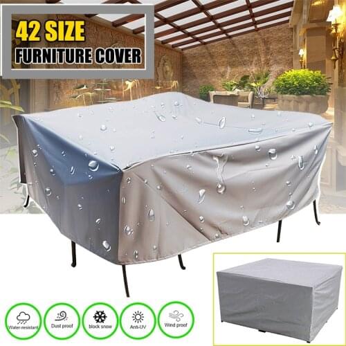 42 Sizes Outdoor Patio Garden Furniture Waterproof Covers Rain Snow Chair covers for Sofa Table Chair Dust kitchen Proof Cover