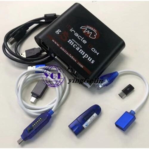 Miracle Box with Miracle Key Dongle with UMF All Boot cable for china mobile phones Unlock Repairing unlock