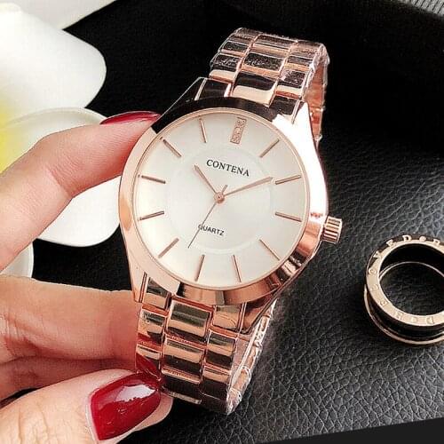 Contena Mens Gold Watch
