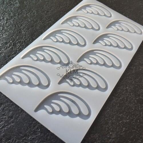 Wing shape silicone mold Chocolate insert mold DIY cake decorating tools KLM-CG010