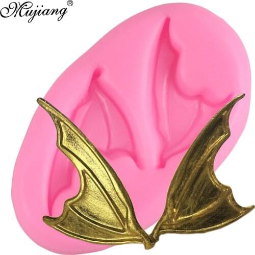 Halloween Bat Wings Silicone Mold Sugarcraft Party Fondant Cake Decorating Tools Cupcake Baking Chocolate Candy Gumpaste Mould