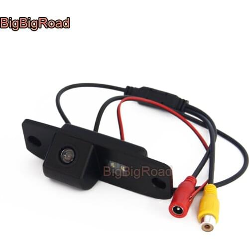 BigBigRoad Car Rear View Reverse Parking Camera For Hyundai Veracruz Tucson Verna IX55 i40 i45 i30 Tourer Kona Kauai Encino