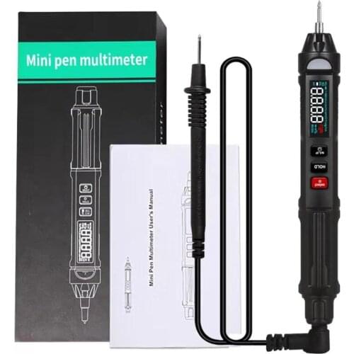 Kkm99/kkm100 Digtal Multimeter Mini Pen Tester Intelligent Multimeter True RMS Multitester Multi Meter Voltage Meter Multimetre