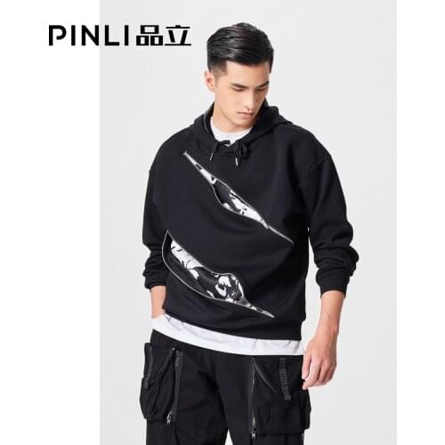 Free Shipping New Mens 2021 Autumn Men Male Unique Black Zipper Big Pocket Pullover Plus Fleece Hooded Sweatershirt B213409065