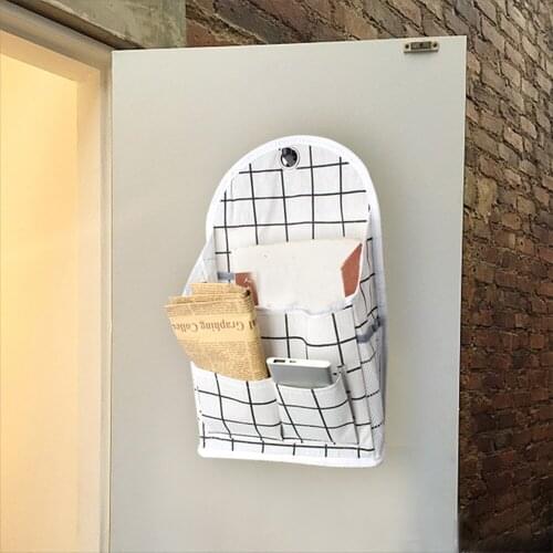 Hanging Wall Pouch Hanging Organizer Fabric Storage Bag Pocket Storage Bag Hang Cosmetics Toys Organizer Sundries Storage Bag