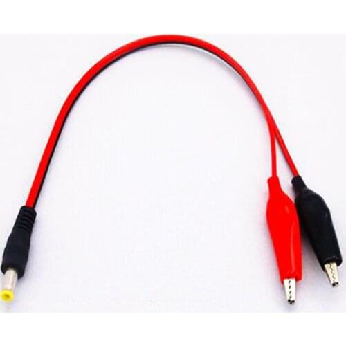 DC Adapter Plug 5.5 * 2.1 Male To Alligator Clip For Storage Battery 10PCS